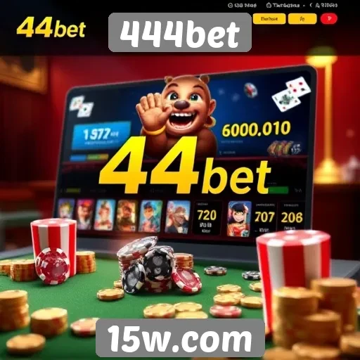 Navegação e usabilidade no site 444bet