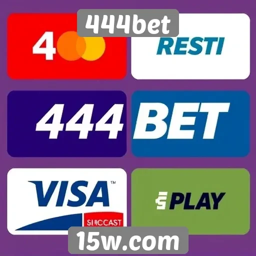 Opções de pagamento no 444bet